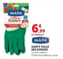 Super U Mapa gants taille des rosiers offre
