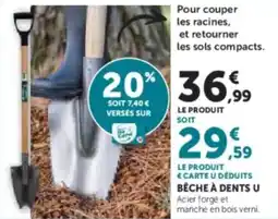 Super U Bêche à dents u offre