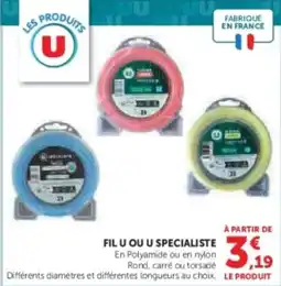 Super U Fil u ou u specialiste offre