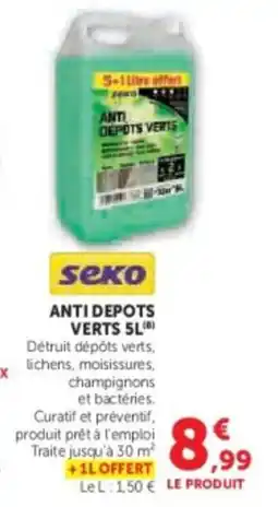 Super U Anti depots verts seko offre