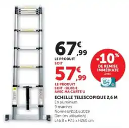 Super U Echelle telescopique offre