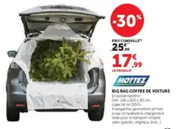 Super U Mottez big bag coffre de voiture offre