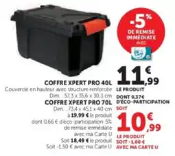 Super U Coffre xpert pro offre