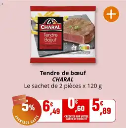 Coccimarket Tendre de bœuf charal offre