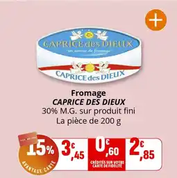 Coccimarket Fromage caprice des dieux offre