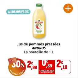 Coccimarket Jus de pommes pressées andros offre