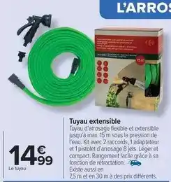 Carrefour Drive Facile - tuyau extensible offre