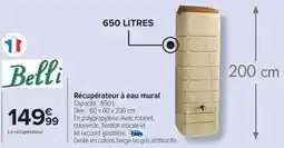 Carrefour Drive Belli - récupérateur à eau mural offre