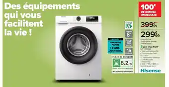 Hisense - la lave-linge frontal ffbp61b
