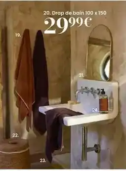 Maisons du Monde Drap de bain offre