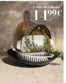 Maisons du Monde Plat de cuisson offre