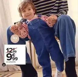 Carrefour Tex baby - salopette bébé offre
