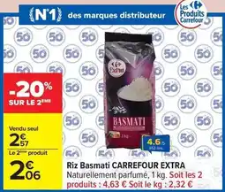 Carrefour Carrefour - riz basmati extra offre