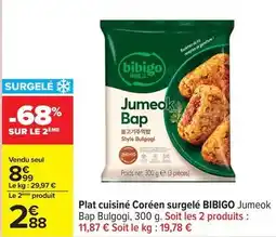 Carrefour Bibigo - plat cuisiné coréen surgelé offre
