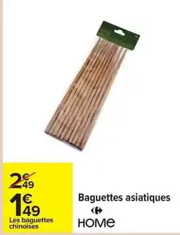 Carrefour Baguettes asiatiques offre