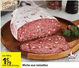 Carrefour Miche aux noisettes offre
