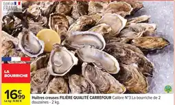 Carrefour Carrefour - huîtres creuses filière qualité offre