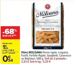 Carrefour La molisana - pâtes offre