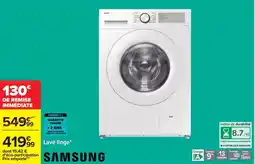 Carrefour Samsung - lave linge offre