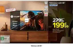 Carrefour Philips - téléviseur led 4k offre