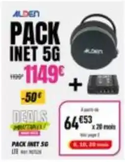 Narbonne accessoires Pack inet 5g offre