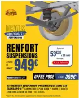 Narbonne accessoires Kit essension pneumatique semi air standard offre