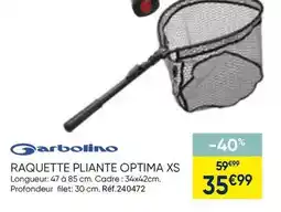 Pacific Pêche Xs - raquette pliante optima xs offre