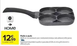 Carrefour Drive Carrefour - poêle à oeufs offre