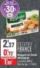 G20 Réghalal - nuggets de dinde offre