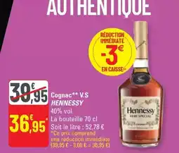 G20 Hennessy - cognac v.s 40% vol offre