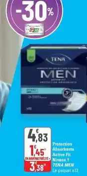 G20 Tena - protection absorbante active fit offre