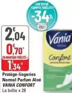 G20 Vania - protège-lingeries normal parfum aloé offre