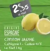G20 Citron jaune offre