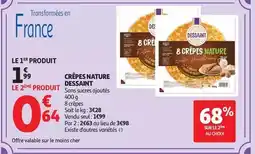 Auchan Supermarché Dessaint - crêpes nature offre