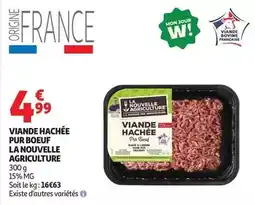 Auchan Supermarché La nouvelle agriculture - viande hachée pur boeuf offre