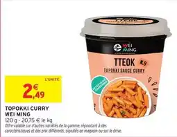 Intermarché Express Signal - topokki curry offre