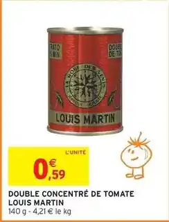 Intermarché Express Double concentré de tomate offre