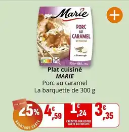 Coccimarket Marie - plat cuisiné offre