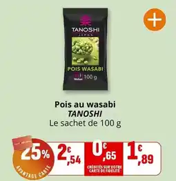Coccimarket Tanoshi - pois au wasabi offre