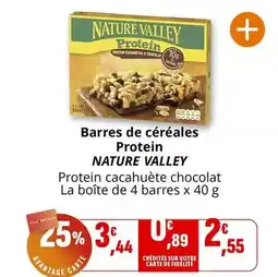 Coccimarket Nature valley - barres de céréales protein offre