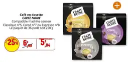 Coccimarket Carte noire - café en dosettes offre