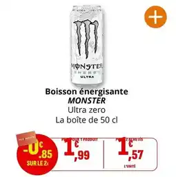 Coccimarket Monster - boisson énergisante offre