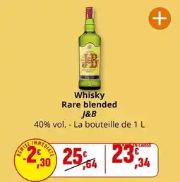 Coccimarket J&b - whisky rare blended offre