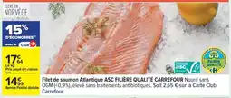 Carrefour Filet de saumon Atlantique ASC FILIERE QUALITE CARREFOUR offre