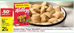 Carrefour Céréales Trésor Promo KELLOGG’S offre