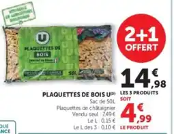 Hyper U U Plaquettes de bois offre