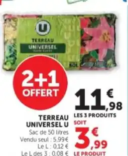 Hyper U U Terreau universel offre