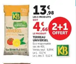 Hyper U Terreau universel offre