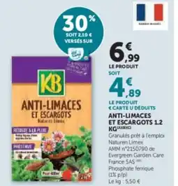 Hyper U KB Anti-limaces et escargots offre