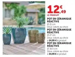 Hyper U Pot en céramique réactive offre